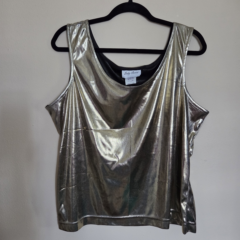 Vintage Metallic Women's Top IX